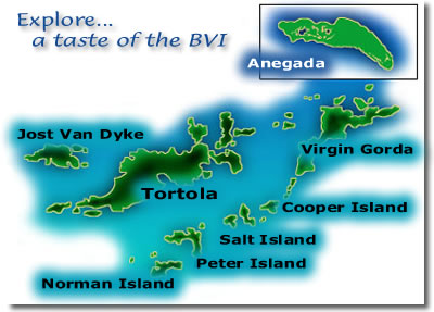Map of the BVI