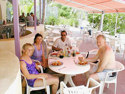 Great Lunch at Cooper Island